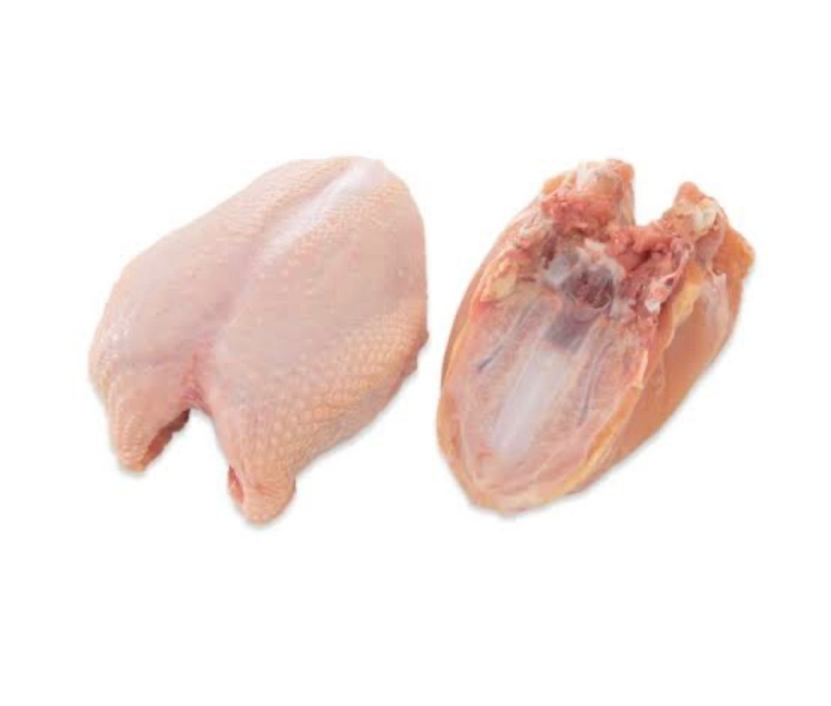 Pechuga de pollo con hueso